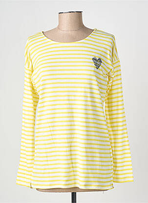 Tricou mâneci lungi mâneci lungi galben GARCIA femeie