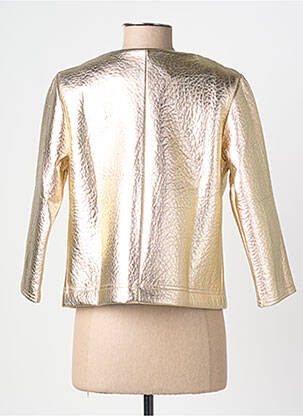 Jachete casual guler rotund auriu L'ATELIER DE LOUISE femeie