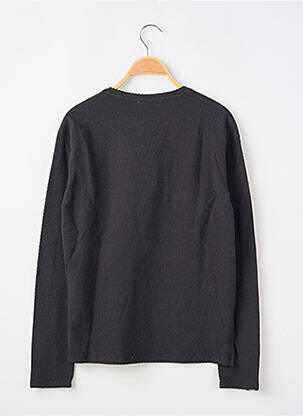 Tricou elasticitate mâneci lungi negru GARCIA fată
