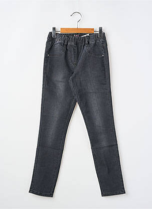 Jegging țesătură denim mărime reglabilă negru SLY JEANS fată