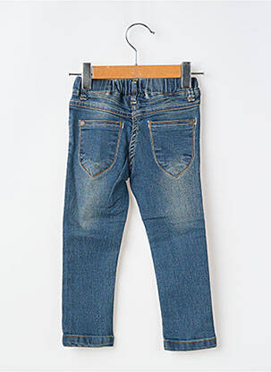 Jegging țesătură denim talie elastică albastru KNOT SO BAD fată