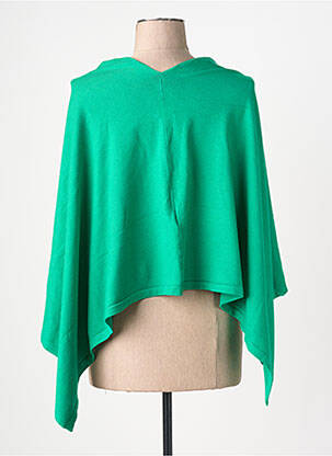 Poncho croială asimetrică verde LA FIANCÉE femeie