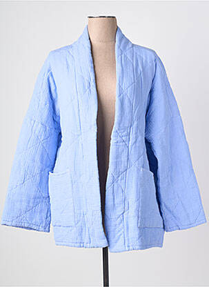 Jachete kimono mâneci lungi albastru DANEFAE femeie