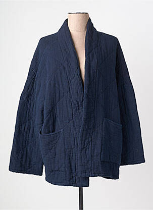 Jachete kimono mâneci lungi albastru închis DANEFAE femeie