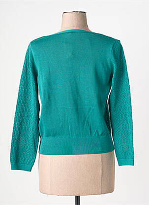 Vestă cu mâneci lungi mâneci 3/4 verde BLUTSGESCHWISTER femeie