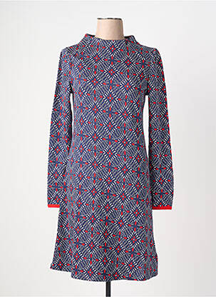 Rochie scurtă mâneci lungi mâneci lungi albastru BLUTSGESCHWISTER femeie