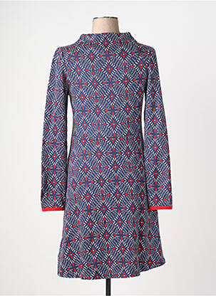 Rochie scurtă mâneci lungi mâneci lungi albastru BLUTSGESCHWISTER femeie