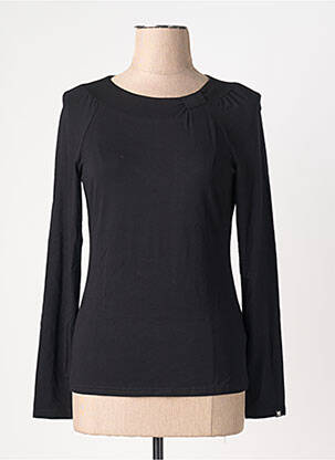 Top croială cambrată mâneci lungi negru BLUTSGESCHWISTER femeie