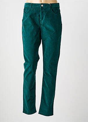 Pantalon slim elasticitate mărime normală verde KANOPE femeie