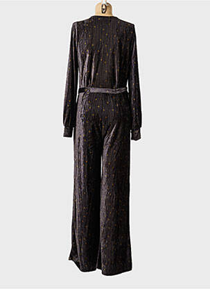 Salopetă-pantalon guler petrecut mâneci lungi negru KING LOUIE femeie