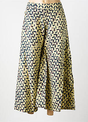 Pantalon 7/8 bej KALI YOG femeie
