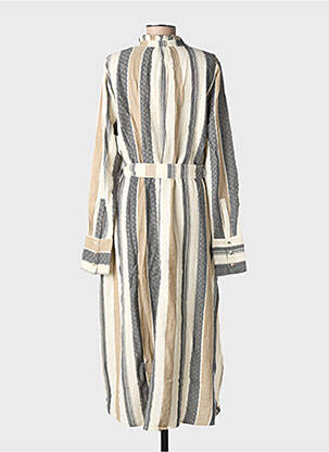 Rochie lungă mâneci lungi mâneci lungi bej RHUM RAISIN femeie