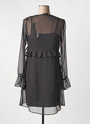 Rochie midi croială fluidă mâneci lungi negru SCHOOL RAG femeie