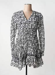 Rochie scurtă croială evazată mâneci lungi negru SCHOOL RAG femeie