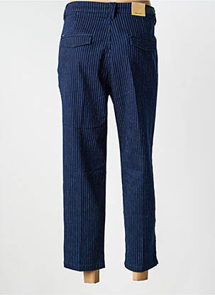 Pantalon 7/8 închidere cu fermoar sub clapetă cu cârlig albastru SALSA femeie