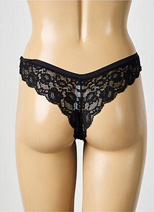 Tanga țesătură dantelă negru MARIE JO femeie