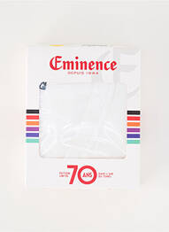 Tricou elasticitate mâneci scurte alb EMINENCE bărbat