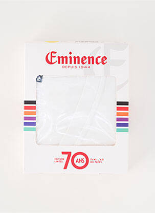 Tricou elasticitate mâneci scurte alb EMINENCE bărbat