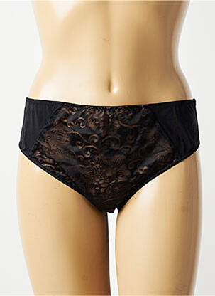 Chilot efect material satinat negru AUBADE femeie