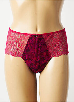 Shorty efect material satinat roz MARIE JO femeie