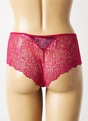 Shorty efect material satinat roz MARIE JO femeie