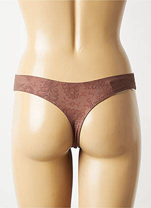 Tanga elasticitate maro AUBADE femeie