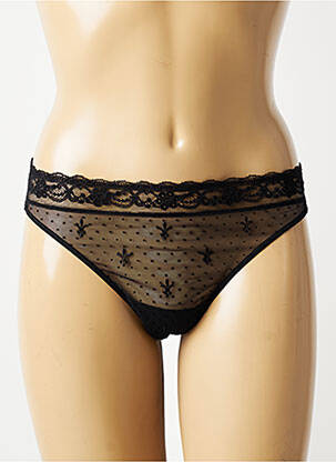 Tanga elasticitate negru MARIE JO femeie