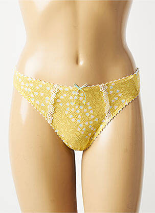 Tanga elasticitate galben MARIE JO femeie
