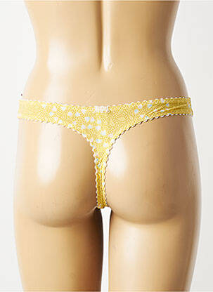 Tanga elasticitate galben MARIE JO femeie
