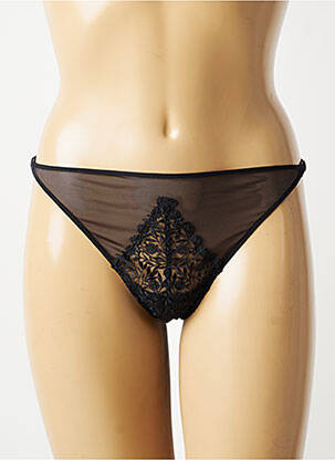 Tanga elasticitate negru MARIE JO femeie