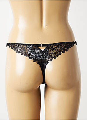 Tanga elasticitate negru MARIE JO femeie