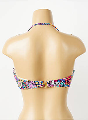 Sutien de costum de baie elasticitate top bentiță violet DEIDAD femeie