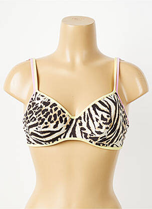 Sutien de costum de baie elasticitate top sutien modelat bej ARIELLA femeie