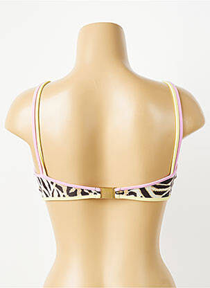 Sutien de costum de baie elasticitate top sutien modelat bej ARIELLA femeie