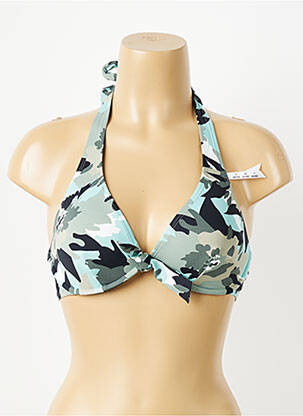 Sutien de costum de baie elasticitate top triunghiuri verde ESPRIT femeie