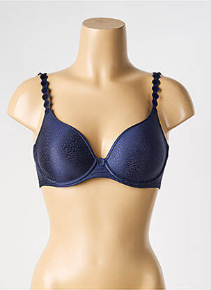 Sutien efect material satinat top sutien modelat albastru MARIE JO femeie