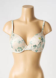 Sutien efect material satinat top sutien modelat bej ESPRIT femeie