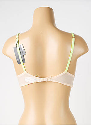Sutien efect material satinat top sutien push-up galben MARIE JO femeie