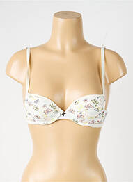 Sutien efect material satinat top sutien push-up galben ESPRIT femeie