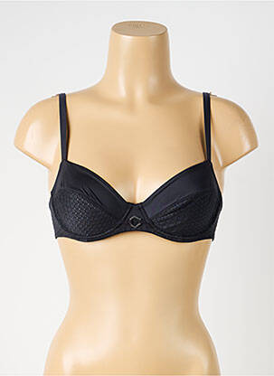 Sutien efect material satinat sutien cupe întregi cu decolteu înalt negru MARIE JO femeie