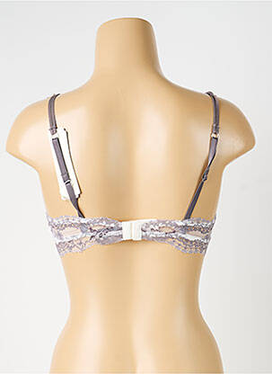 Sutien fără armatură sutien cupe întregi cu decolteu înalt gri ESPRIT femeie