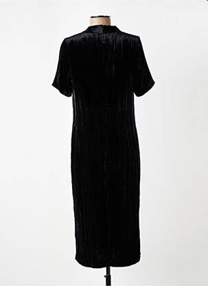 Rochie pulover elasticitate mâneci scurte negru COMPTOIR DES COTONNIERS femeie