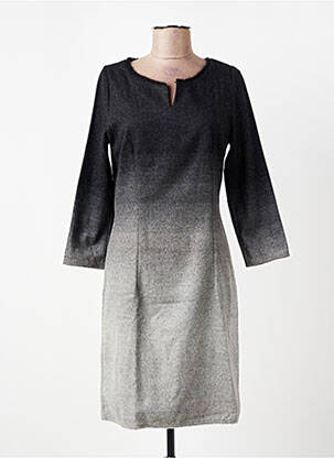 Rochie midi mâneci 3/4 mâneci 3/4 gri D.SPORT femeie