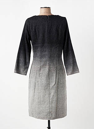 Rochie midi mâneci 3/4 mâneci 3/4 gri D.SPORT femeie