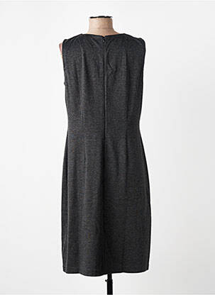 Rochie midi fără mâneci fără mâneci gri BROOKS BROTHERS femeie