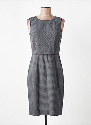 Rochie midi fără mâneci fără mâneci gri BROOKS BROTHERS femeie
