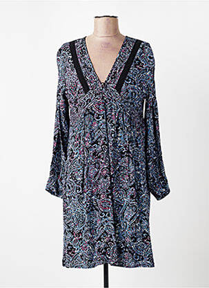 Rochie scurtă mâneci lungi mâneci lungi negru LA FEE MARABOUTEE femeie
