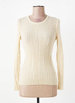 Pulover elasticitate mâneci lungi auriu CLAUDIUS femeie