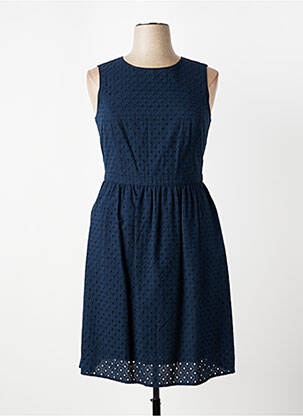 Rochie midi fără mâneci fără mâneci albastru BROOKS BROTHERS femeie