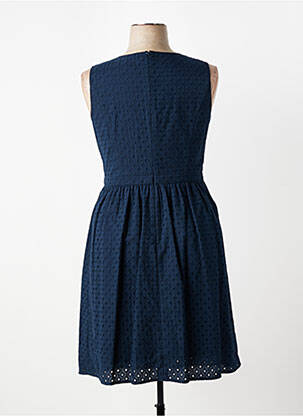 Rochie midi fără mâneci fără mâneci albastru BROOKS BROTHERS femeie